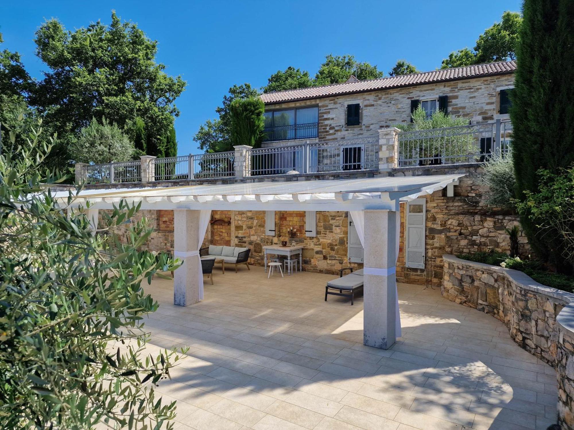 Stancija Ruseti Bed & Breakfast Oprtalj Bagian luar foto